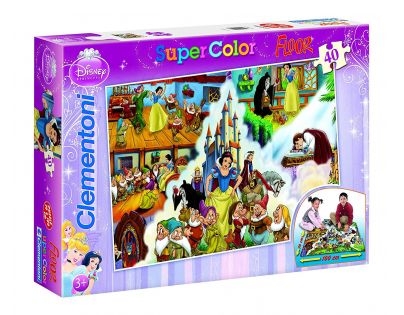 Clementoni Puzzle Supercolor 40 dílků Sněhurka