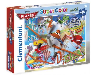 Clementoni 33C23646 - Puzzle Maxi 104, Letadla