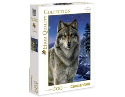 Clementoni 30386 - Puzzle 500, Vlk