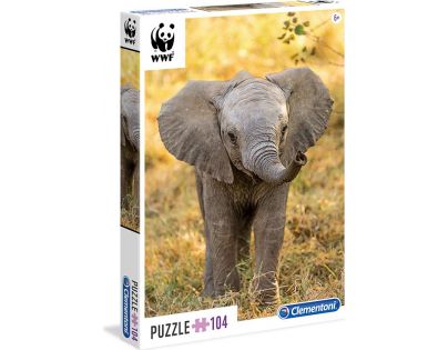 Clementoni Puzzle WWF Slůně 104 dílků