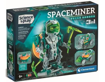 Clementoni Robotická stavebnice Clementoni Space Miner 3 v 1