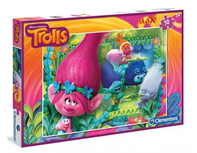 Clementoni Trollové Puzzle Maxi 30 dílků