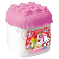 Clemmy 16 barevných kostek v kyblíku Hello Kitty 2