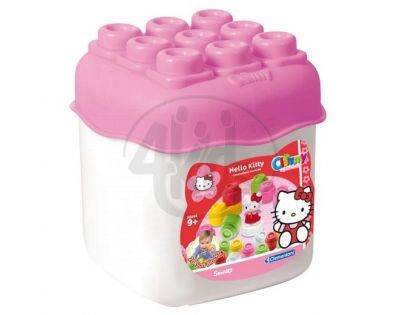Clemmy 16 barevných kostek v kyblíku Hello Kitty