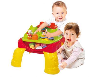 Clemmy Baby Veselý hrací stolek s kostkami a zvířátky