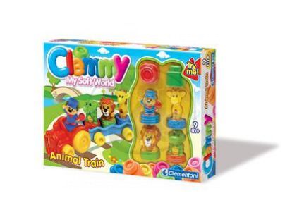 Clementoni 14818.9 - Clemmy - Zvířátka v autě a barevné kostky
