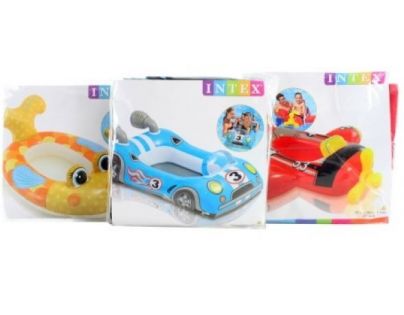 Intex 59380 Člun dětský - Závodní auto modré