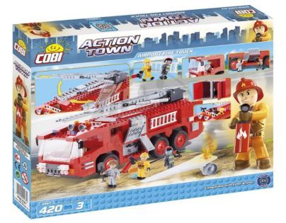 Cobi Action Town 1467 Letištní hasičské auto