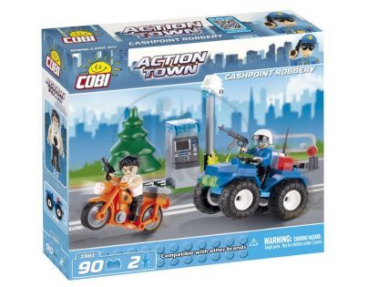 Cobi Action Town 1561 Policie vyloupení bankomatu