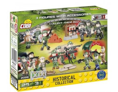 Cobi 2026 Small Army 3 figurky s doplňky Americká armáda