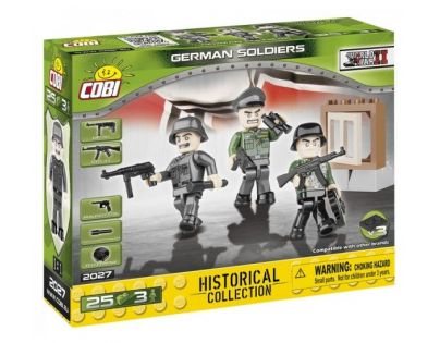 Cobi 2027 Malá armáda 3 figurky s doplňky Německá armáda