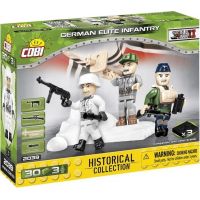 Cobi 2039 Tři figurky s doplňky German Elite Infantry 30 dílků 2