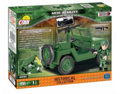Cobi 2230 Malá armáda M151 A1 Mutt 91 dílků