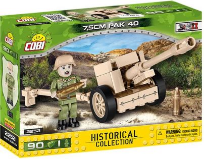 Cobi 2252 II. světová válka 7,5 cm PAK 40 DAK 90 dílků
