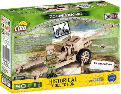 Cobi 2252 II. světová válka 7,5 cm PAK 40 DAK 90 dílků