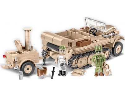 Cobi 2272 Německé polopásové vozidlo Sd.Kfz10 s polní kuchyní