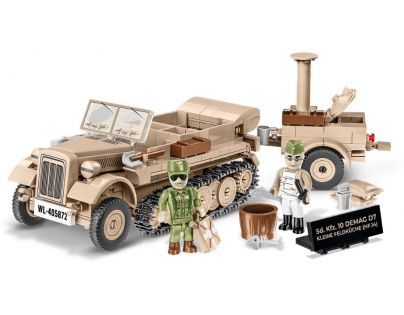 Cobi 2272 Německé polopásové vozidlo Sd.Kfz10 s polní kuchyní