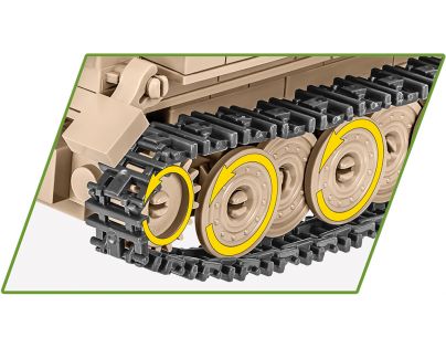 Cobi 2272 Německé polopásové vozidlo Sd.Kfz10 s polní kuchyní