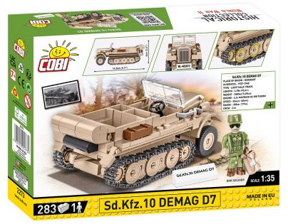 Cobi 2273 II. světová válka Sd. Kfz. 10 Demag 283 dílků