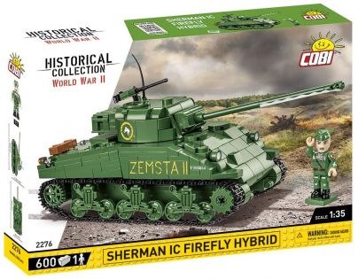 Cobi 2276 II. světová válka Sherman Ic Firefly Hybrid
