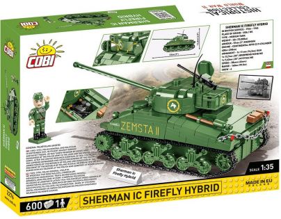 Cobi 2276 II. světová válka Sherman Ic Firefly Hybrid