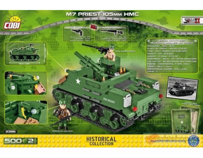 Cobi 2386 Malá armáda II. světová válka M7 Priest 105mm HMC
