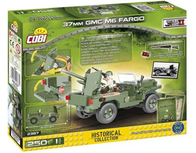 Cobi 2387 Malá armáda II. světová válka 37 Mm Gmc M6 Fargo