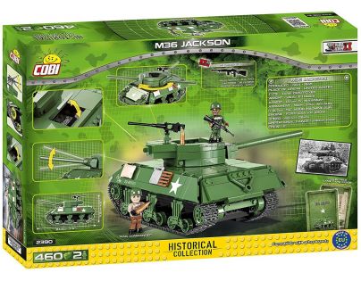 Cobi 2390 Malá armáda II. světová válka M36 Jackson Tank Nicitel