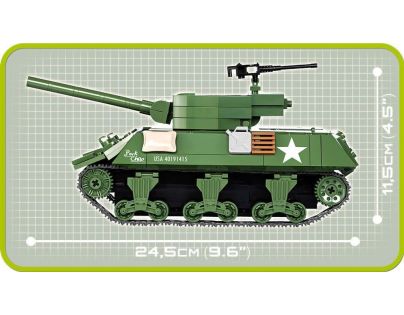Cobi 2390 Malá armáda II. světová válka M36 Jackson Tank Nicitel
