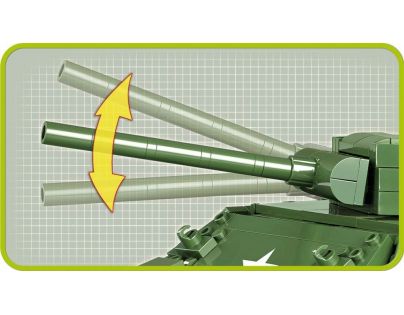 Cobi 2390 Malá armáda II. světová válka M36 Jackson Tank Nicitel