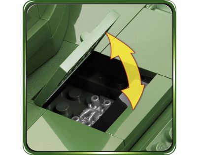 Cobi 2390 Malá armáda II. světová válka M36 Jackson Tank Nicitel