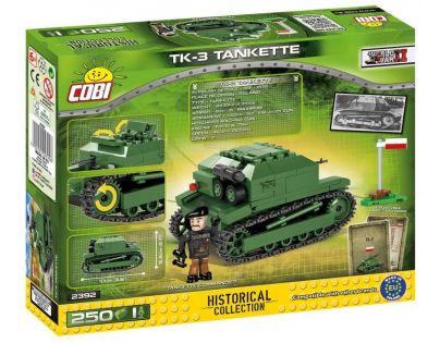 Cobi 2392 Malá armáda II. světová válka TKS 3 Tankette