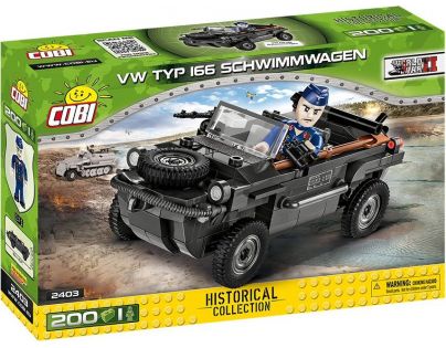 Cobi 2403 Malá armáda II. světová válka VW typ 166 Schwimmlwagen 200 dílků