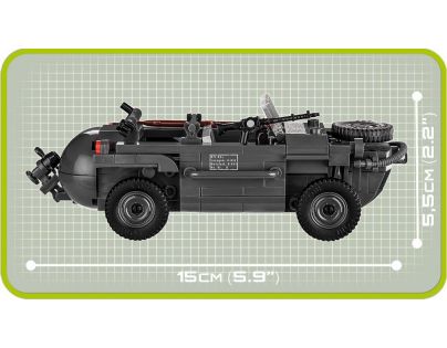 Cobi 2403 Malá armáda II. světová válka VW typ 166 Schwimmlwagen 200 dílků