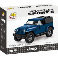 Cobi  Jeep Wrangler Sport S 1:35 modrý 4