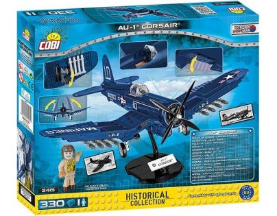 Cobi 2415 Korean War Vought AU-1 Corsair 330 dílků