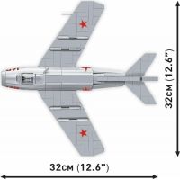 Cobi 2416 Vojenské stíhací letadlo MIG-15 Fagot 2