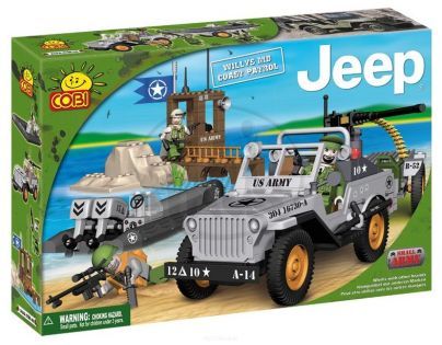 COBI 24251 - Jeep Willys - Jeep Willys MB s pontonem