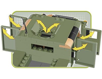 Cobi 24304 Malá armáda NATO Vozidlo Zelené