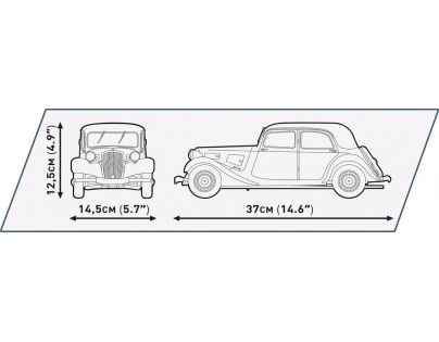 Cobi 24337 Citroen Traction Avant 11 CV v měřítku 1900 dílků