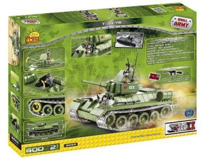 Cobi 2444 Malá armáda Tank T34 - Poškozený obal