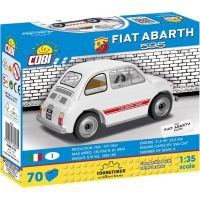 Cobi 24524 Youngtimer Fiat 500 Abarth 70 dílků 3