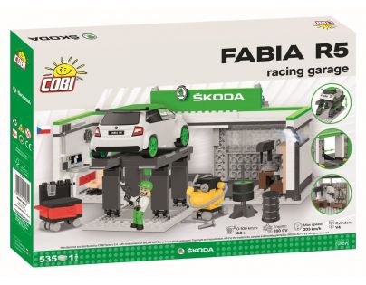 Cobi 24580 Škoda Fabia R5 Racing garáž