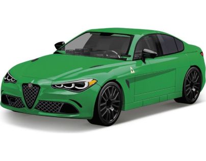Cobi Alfa Romeo Gulia Quadrifoglio zelené - Poškozený obal Cobi Alfa Romeo Gulia Quadrifoglio zelené - Poškozený obal