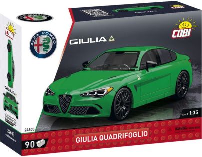 Cobi Alfa Romeo Gulia Quadrifoglio zelené - Poškozený obal Cobi Alfa Romeo Gulia Quadrifoglio zelené - Poškozený obal