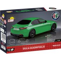 Cobi Alfa Romeo Gulia Quadrifoglio zelené 3