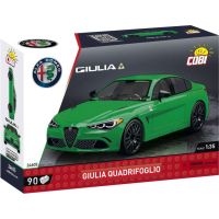 Cobi Alfa Romeo Gulia Quadrifoglio zelené 2