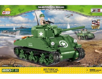 Cobi 2464A Malá armáda Sherman M4A1