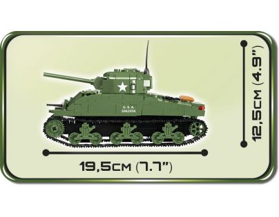 Cobi 2464A Malá armáda Sherman M4A1