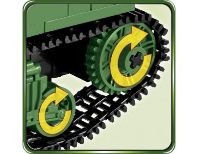 Cobi 2464A Malá armáda Sherman M4A1